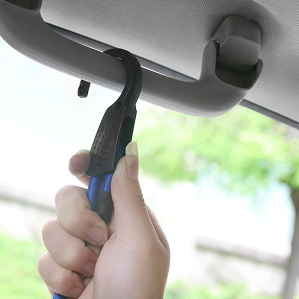 Starkes elastisches Band Verstellbarer Spannriemen Auto Wäscheleine Haken Gepäck Spanngurt Schnalle Seil für Outdoor Reisen