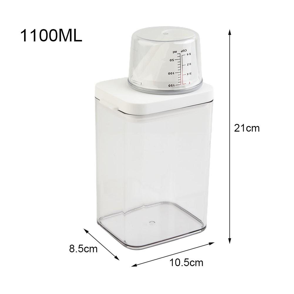 Soap Dispenser Soap Detergents Storage Box Lid Transparent