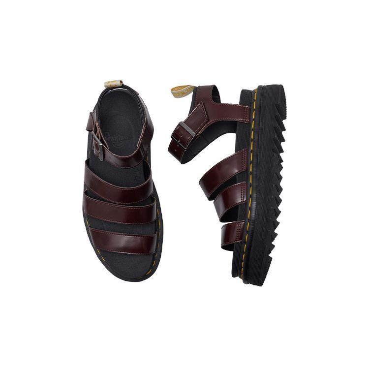 Dr. Martens Vintage Roman Style Platform Hollow Out Roman Sandals Women Sandals Cherry-Red 23807600