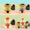 Delightful Traffic Police Teddy Bear Plush Toy Keychain For Cars And Bikes