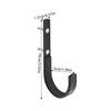 Rod Rack Stainless Steels Fishing Pole Hooks Rack Holder Wall Mount Hangers Multifunctional Storage Rack Stand Hook
