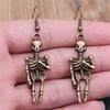 Trendy Initial Halloween-Themed Drop Earrings Various Styles Fun Layering Gift for Mom