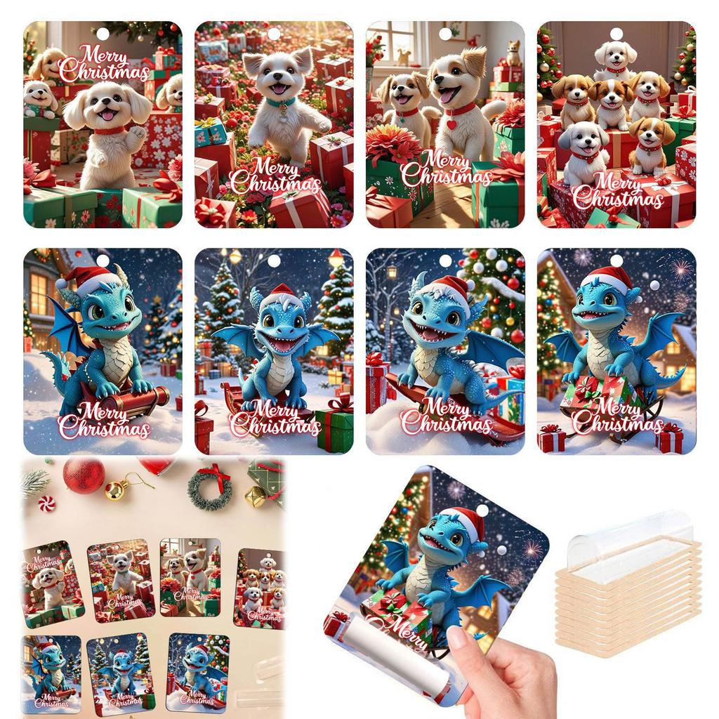 Christmas Tree Wallet Pendant Christmas Tree Pendant Surprise Pendant Ball Party Decoration Set