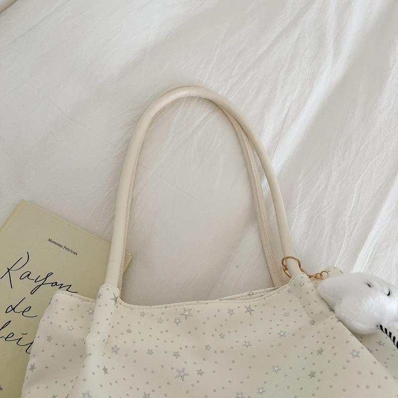 Trendy Large Capacity Tote Bag for Women - Stylish and Durable Shoulder Bag for Students and Commuters