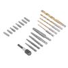 Screw Extractor Set Damaged Broken Bolt Remover Hex Shank Twist Drills with Screwdriver Bit Kit