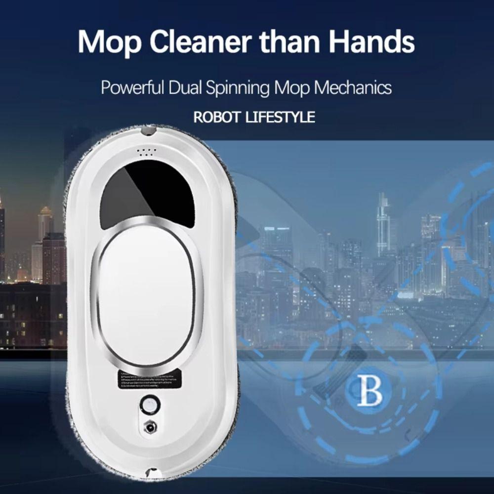 Ime-Saving Smart Glass Cleaning Robotic High Windows Window Clean Robot Smart Technology