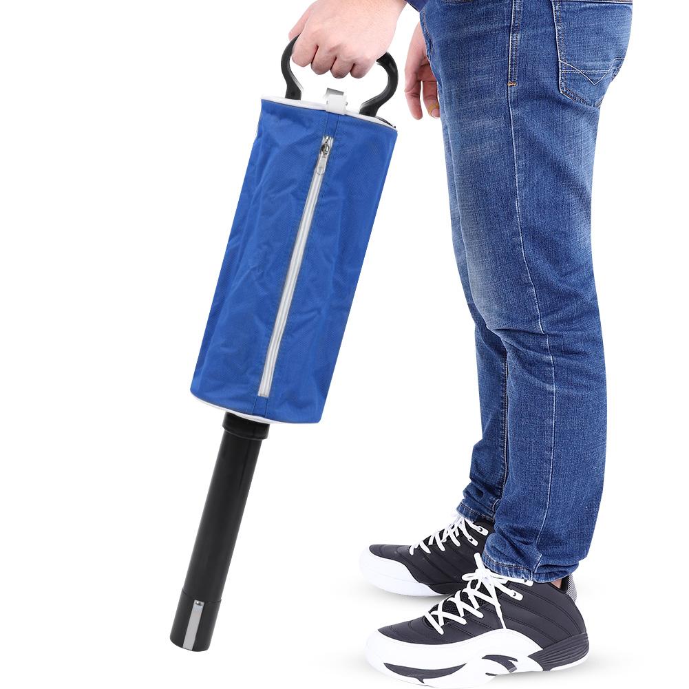 Portable Golf Ball Picker Pick Up Bag Pocket Scooping Device Storage Bag(blue)
