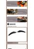 2015-2022 Mustang Carbon Fiber Fog Light Wind Deflector Decoration