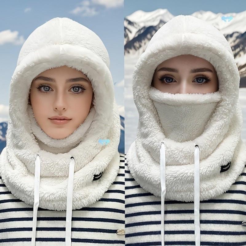 Warm Thermal Windproof Balaclava Ski Hood Motorcycle Polar Fleece Adjustable Cycling Neck Cover Full Face Mask Winter