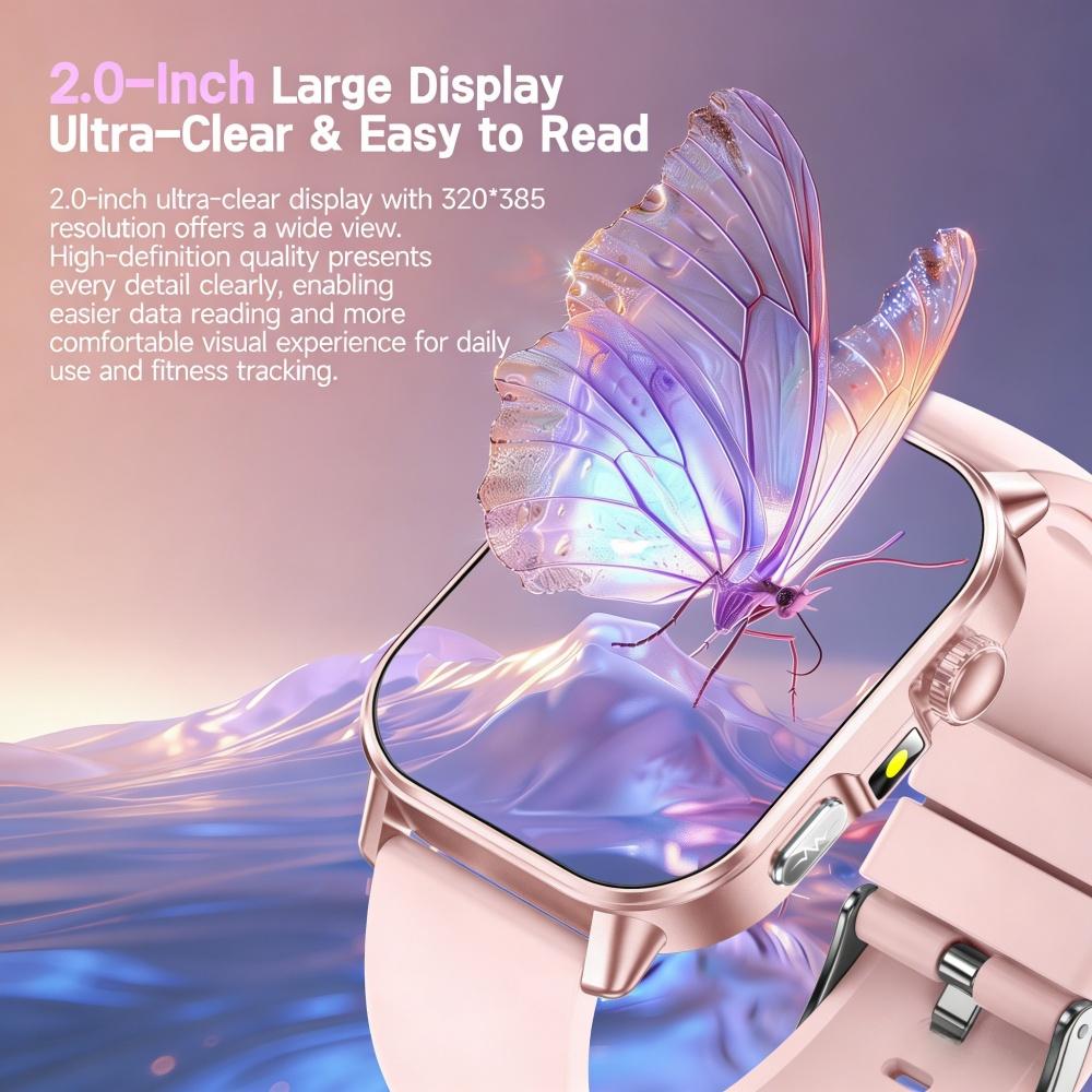 New Upgraded  Health SmartWatch BP Body fat BMI Monitoring Bluetooth Call Men 2026 Smartwatch
