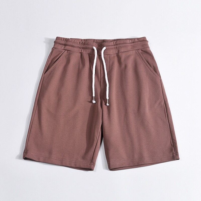 Export Balance Cargo with Logo Cut off Men Terry Cotton Shorts Summer Loose Sports and Leisure Export Parka Beach Shorts
