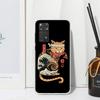 Ramen Sushi Samurai Tattoo Cat Phone Case For Xiaomi Redmi Note 15 13 14S 14 Pro Plus 12S 11S 10S 12 11E 10 11T Art Fundas Back