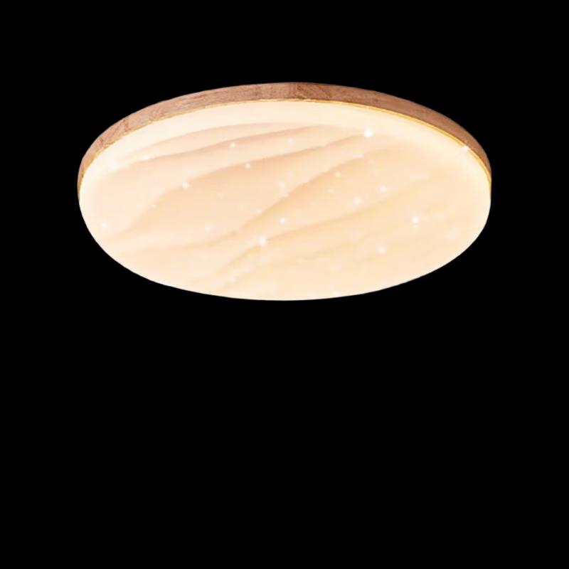 Xuanyong Modern Minimalist Wood Grain Starry Sky LED Ceiling Lamp