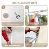 Mesh Screen Door For Indoor Cat Resistant Mesh Door With Zipper Scratch Resistant Screen Gate Keep Pets In Homes Patio Bedroom