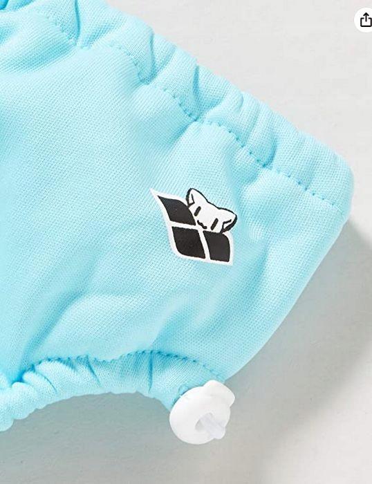 T1734 ARENA FRIENDS AQUA NAPPY SWIMSUIT 6MSC