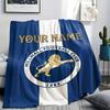 Custom Name,Millwall Printed Flannel Blanket, Soft Throw for Bedroom Sofa, Washable, Christmas Present, Great Gift.