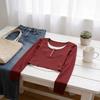 Fashion Long Sleeve T Shirt With Color Block Design For Casual Wear
