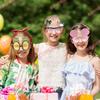Festa Danzante sulla Spiaggia delle Hawaii Oggetti di Scena per Adulti: Occhiali da Sole Divertenti Anguria e Ananas