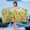 C-Coco-Chan Anime Bath Towel Microfiber Soft Water Absorbing Breathable For Girl Kids Decorative Cartoon Beach Towel