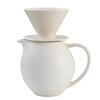 Klassischer Keramik-Kaffeefilter mit geräumiger 830-ml-Kanne, Kaffeemaschine mit großem Fassungsvermögen, Brauset für mehrere Tassen