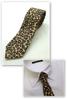 [HANG OVER] 6cm Animal Print Cotton Necktie (Leopard Print) - Made In Japan