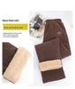 Plus Size Winter Velvet Pants for Middle-Aged Women - Warm, Loose, Casual Fit