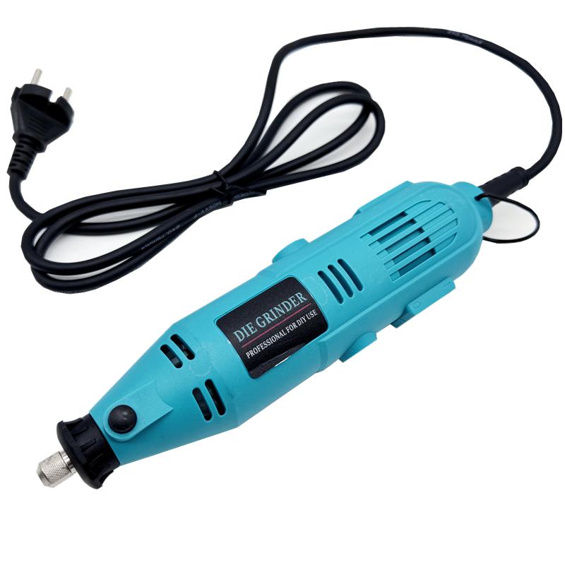 130W Electric DIY Variable Speed Grinder Multi-Function Rotary Hand-held Cutting Machine for Wood Drilling Rust Removal