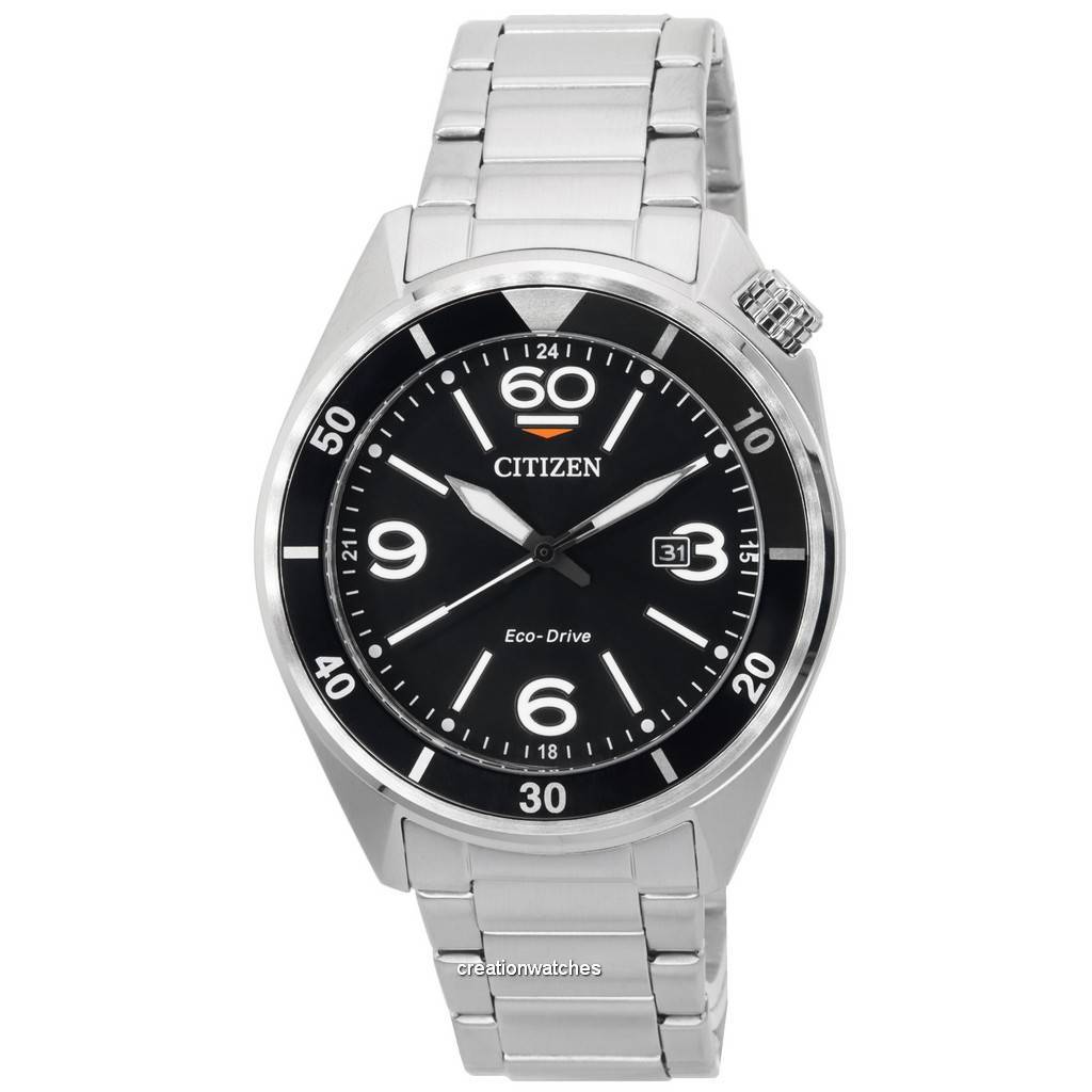 

Citizen Seaplane Black Dial Eco-Drive AW1710-80E 100M Мужские часы