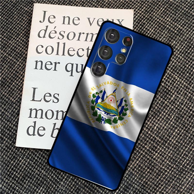 

El Salvador Flag Case For Samsung Galaxy S25 Ultra S20 S21 S22 S23 S24 Ultra S9 S10 Plus S24 FE Back Cover Galaxy S9