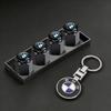 Tire Valve Stem Car Metal Keychain Style Wheel Air Valve Cover For BMW 2 5 6 7 Series F20 G20 G30 X1 X3 X4 X5 X6 F15 G05 Sticker jbvr38
