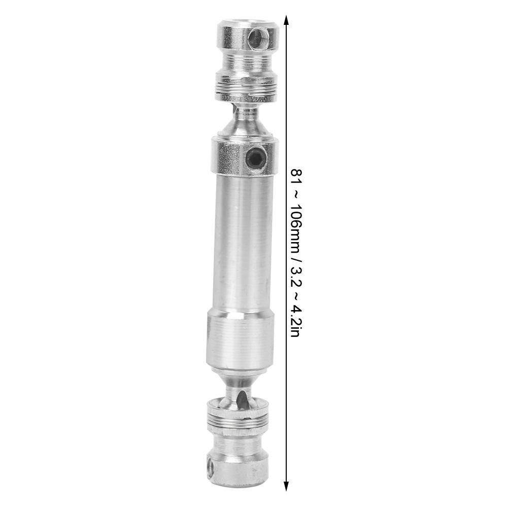 Metal CVD Rear Drive Shaft Spare Parts Fit for WLtoys 12428 12423 1 12 RC CarSilver