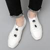 Brand Men Leather Soft Sole Walk Casual Shoes Men Light Comfortable Driving Flats Men Outdoor Anti-slip Wearable Shoes Sneakers