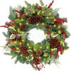Christmas Wreath Door Hanging Decor Home Mall Window Party Festive Simulation Ornament