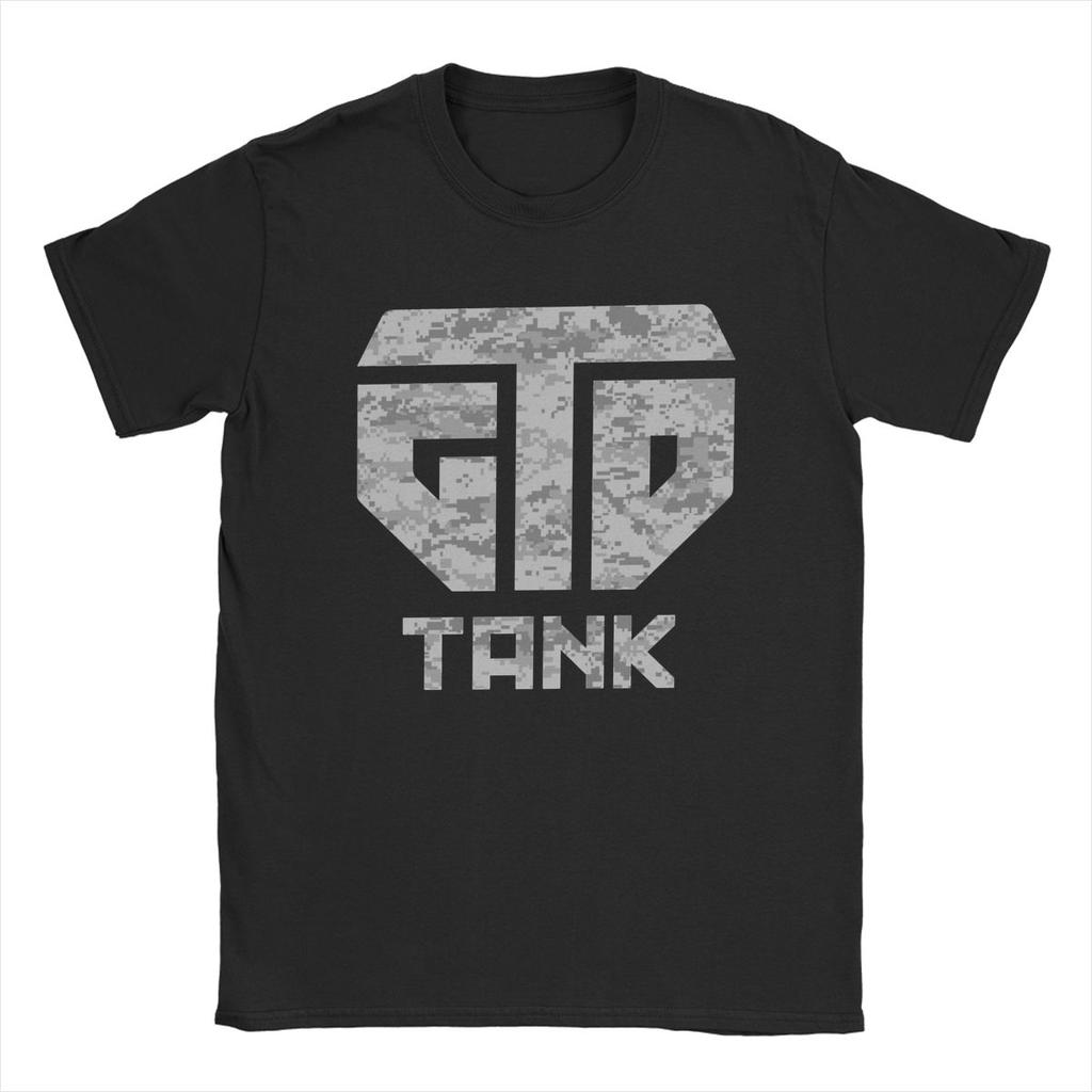 Tank Gervonta Davis Camo T Shirts for Men Pure Cotton Vintage T-Shirt Round Collar Tees Short Sleeve Tops Gift Idea