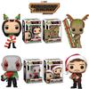 Marvel Guardians Of The Galaxy Christmas Edition Funko Pop Figures Star-lord Groot Drax Mantis 10cm Height