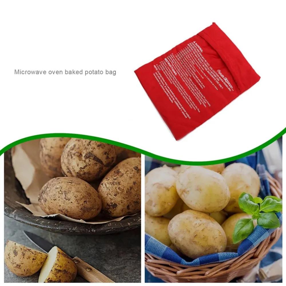 1Pcs Microwave Oven Potato Cooker Bag Baked Potato Reusable Microwave Cooking Potato Quick Fast Kitchen Accessories Kitchen Tool