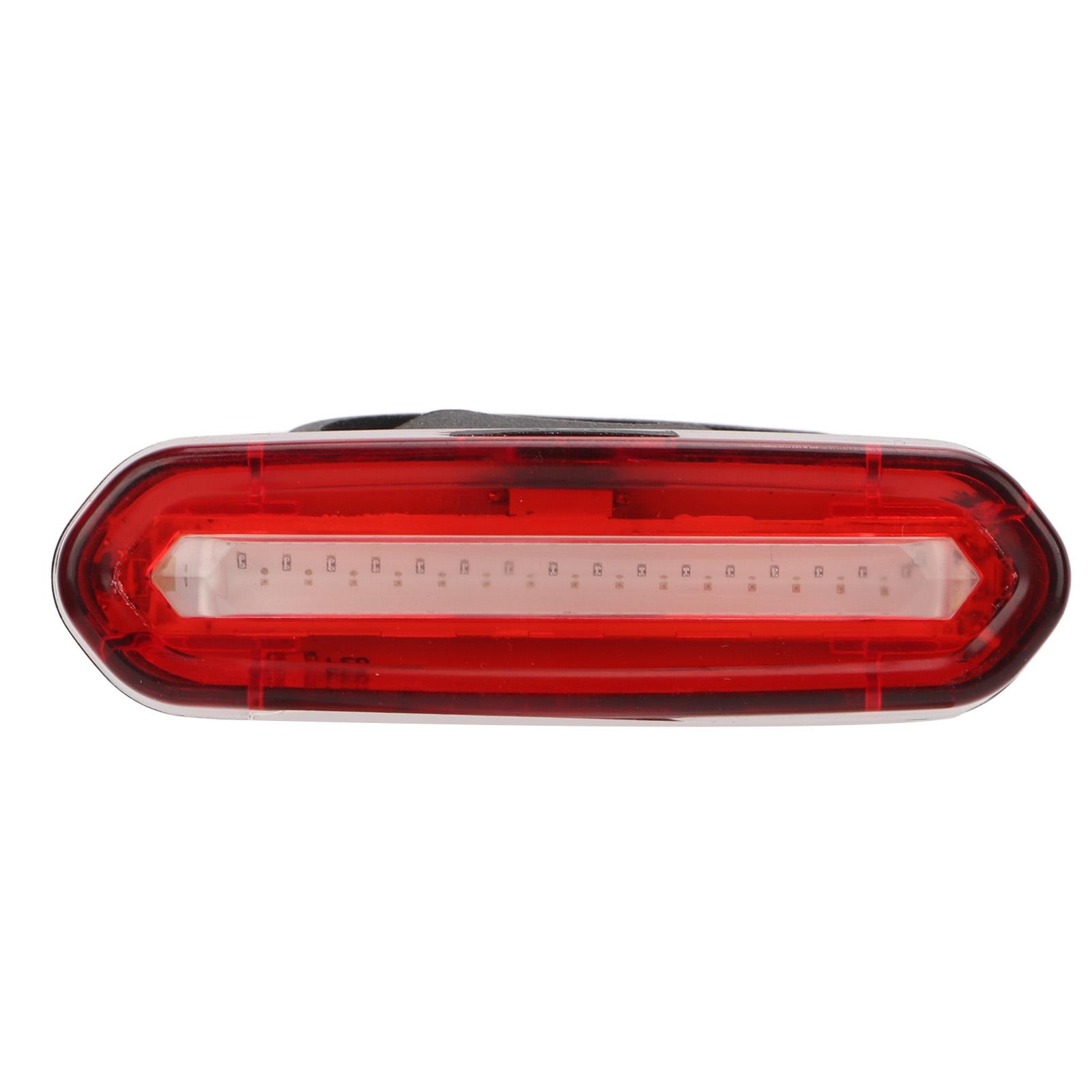 Bike Tail Light Rechargeable LED Waterproof USB Portable Bike Rear Light with 6 Lighting Modes for Mountain Bike