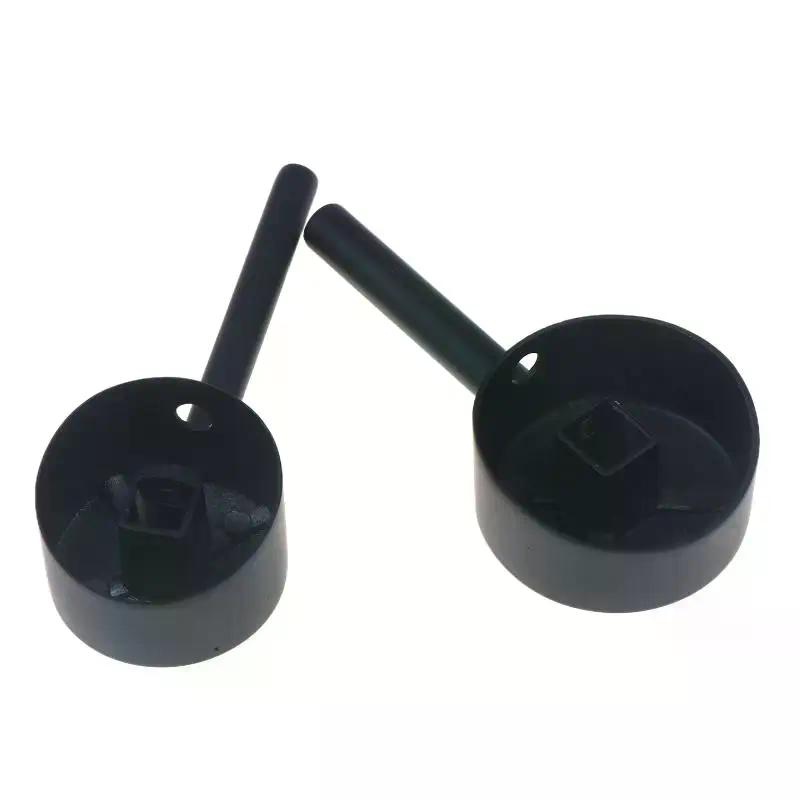 Poignée de Robinet à Cartouche 35/40mm - Poignée de Remplacement en Laiton Chromé pour Robinet de Lavabo de Salle de Bain, Outil d'Installation Facile