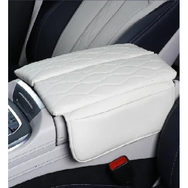 

For BMW X5 G05 X7 G07 - X6 G06 - Center Console Cover Leather Armrest Storage Box Cushion Car Accessories beige PU