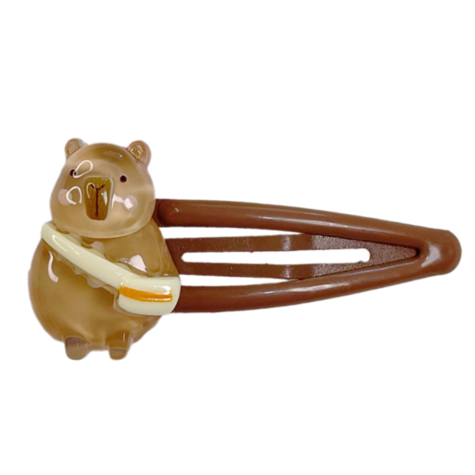 

Заколка для волос для девочек Capybara Women Kids Hairsticks Adorkable Headdress Barrettes Capybara Shape Sweet 2000s Girls Hairpins T3