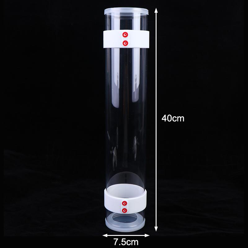 Magnetic Transparent Shuttlecocks Storage Tube Adjustable Shoulder Strap Weather Resistant Suitable for All Season Badminton Outdoor Games
