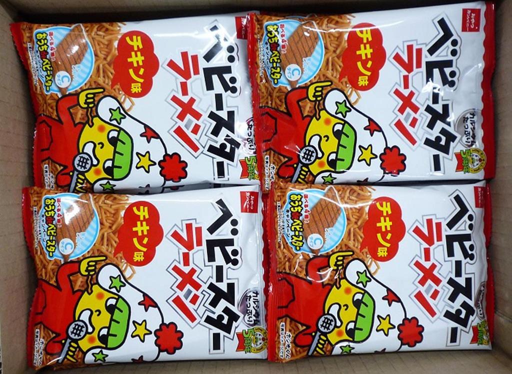 Baby Star Ramen Chicken Flavor Medium 36g x 24 bags Oyatsu Company Snacks Ramen Snacks Appetizers Snacks Rolling Stock Event Use Prizes Bulk Purchase
