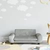 VidaXL Canapé pour enfants gris clair 70x45x33 cm velours, mini canapé, mini canapé-chaise, mini canapé pour enfants, canapé 3196387