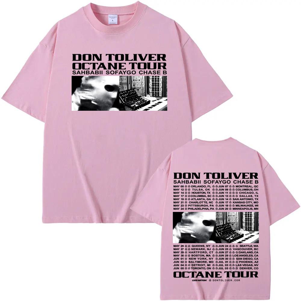DON TOLIVER OCTANE TOUR 2026 Tee Rapper Summer Hip Hop Tee 100% Cotton Casual Grunge Round Neck Tees