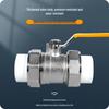 AIMIK PPR Hot-Melt Double Union Brass Ball Valve