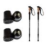 4Pcs Trekking Poles Cane Tip Protector Walking Stick Pad Buffers Replacement Tip for Most Hiking Trekking Walking Cane
