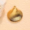 Stainless Steel Scallop Seashell Necklace for Women - Niche Design Titanium Jewelry Accessories