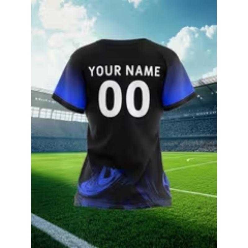 Adult T-shirt Football Shirt Top Team Personal Training Sports Fitness Comfortable Breathable Non-stuffy Quick-drying Daily Leisure