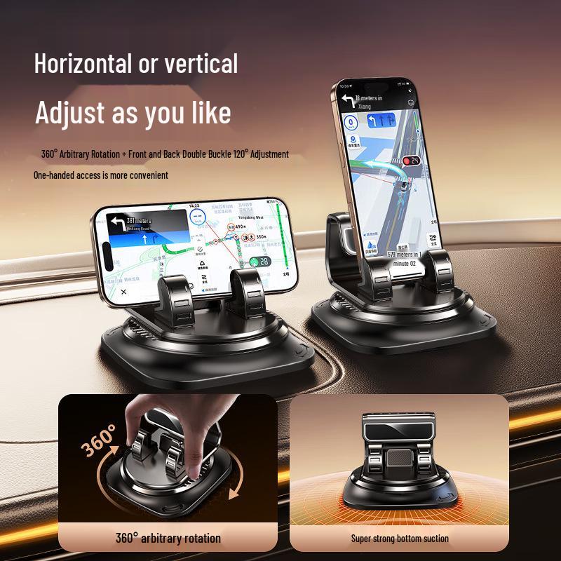 Longqi 360° Rotating Car & Desktop Phone Holder