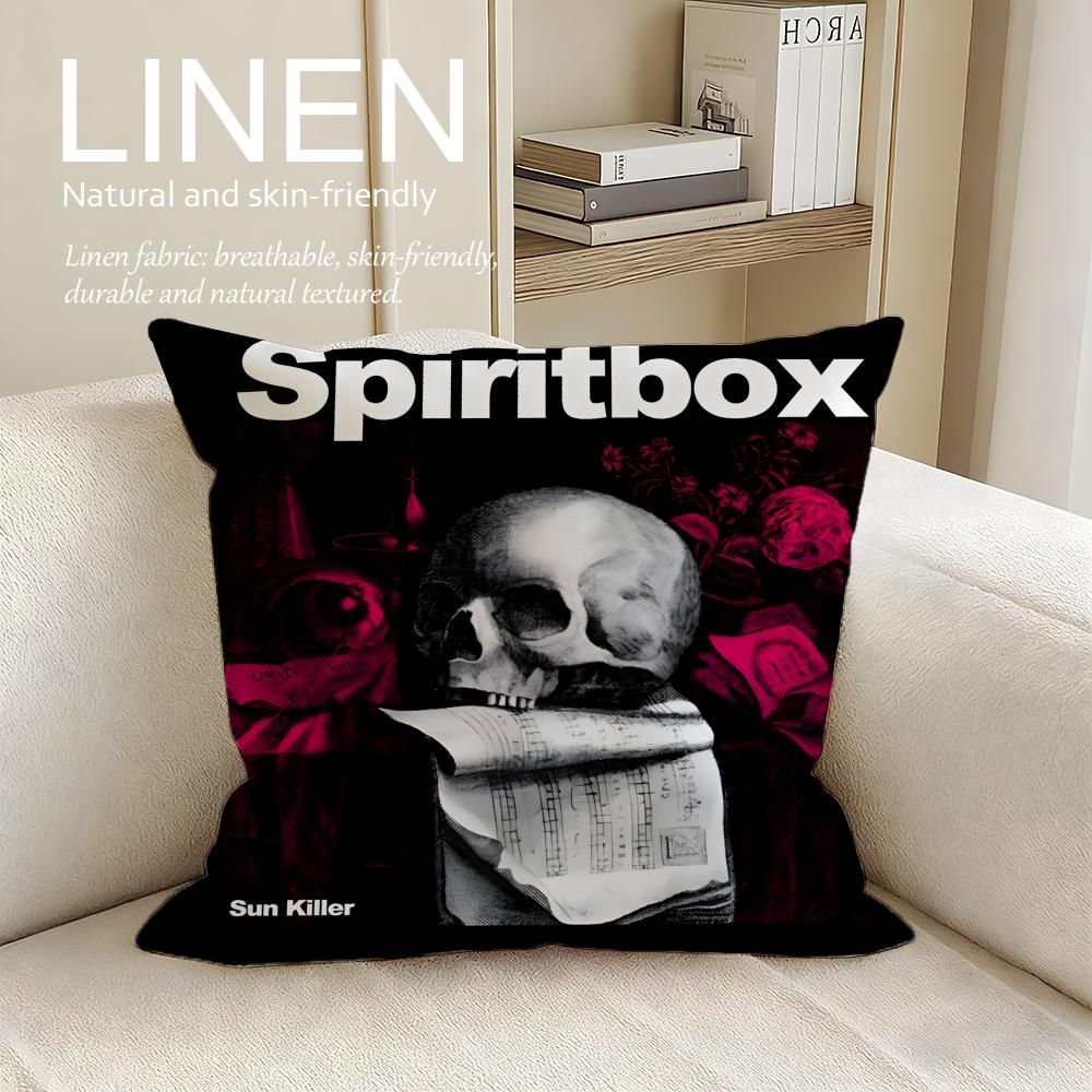 Music Spiritbox Cushion Cover Pillowcase Set Pcs x x Breathable Washable Sofa Cushion Cover